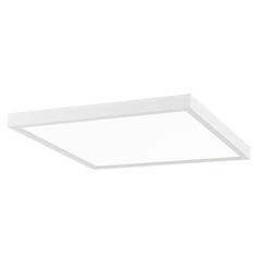 Flat LED Light Surface Mount 14-Inch Square White 3000K 1560LM