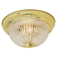 Polished Brass Flush Mount by Nuvo Lighting