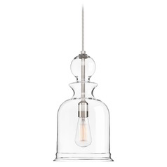 Staunton Farmhouse Mini Pendant in Brushed Nickel by Progress Lighting