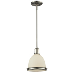 Mason Brushed Nickel Mini Pendant by Z-Lite