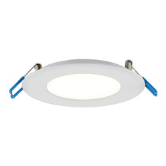 4-Inch 9W Round 3000K LED Recessed Trim in White by Eurofase Lighting