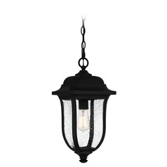 Mulberry Matte Black Outdoor Hanging Light by Quoizel Lighting