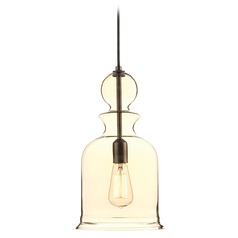 Staunton Farmhouse Mini Pendant in Bronze by Progress Lighting