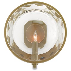 Currey and Company Marjorie Skouras Marjiescope Antique Brass Sconce
