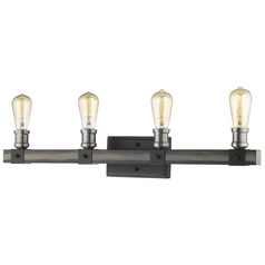 Kirkland Ashen Barnboard Bathroom Light by Z-Lite