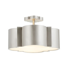 Wyatt 3-Light Convertible Ceiling Light in Satin Nickel by Cyan Design