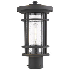 Jordan Oil Rubbed Bronze Post Light by Z-Lite