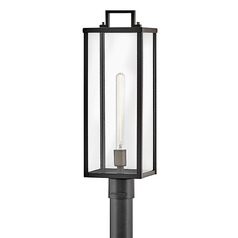 Catalina Black & Burnished Bronze LED Post Light by Hinkley Lighting