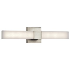 Neltev 24-Inch Satin Nickel LED Bath Light by Elan Lighting
