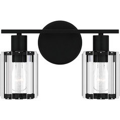 Isla Matte Black Bathroom Light by Quoizel Lighting