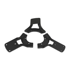 Arcade Custom Finish Kit in Midnight Black by Visual Comfort & Co Fans