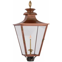Chapman & Myers Albermarle Gas Post Light in Copper by VC Signature