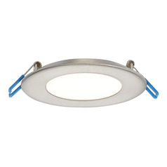 4-Inch 9W Round 3000K LED Recessed Trim in Nickel by Eurofase Lighting