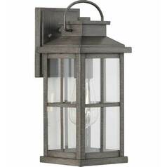 Williamston 14.25-Inch Outdoor Lantern in Pewter by Progress Lighting