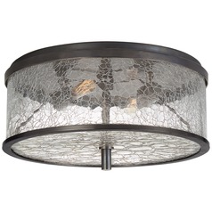 Kelly Wearstler Liaison Flush Mount in Bronze by Visual Comfort Signature