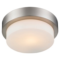 Multi-Family 8.50-Inch Pewter Flush Mount by Golden Lighting