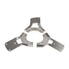 Arcade Custom Finish Kit in Brushed Steel by Visual Comfort & Co Fans