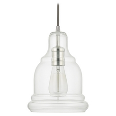 Ashlyn 7.50-Inch Pendant in Polished Nickel by Capital Lighting