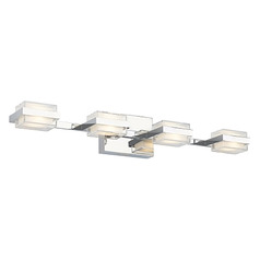 Sean Lavin Kamden 4-Light 277V LED Bath Light in Chrome by Visual Comfort Modern