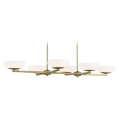 Scale Soft Rass LED Island Light by George Kovacs