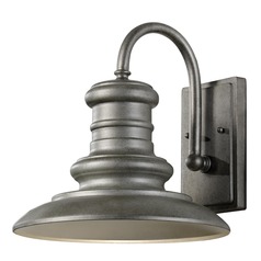 Redding Station Tarnished Silver LED Barn Light by Generation Lighting