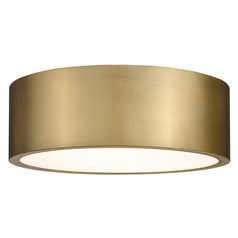 Harley Rubbed Brass Flush Mount by Z-Lite