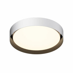 Echo 24-Inch 5CCT LED Flush Mount in White & Black by ET2 Lighting