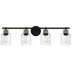 Baltic Matte Black Bathroom Light by Quoizel Lighting