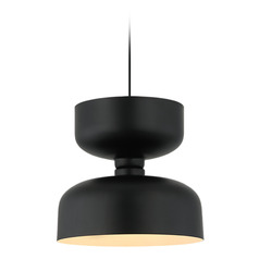 Pedestal BlackPendant by Matteo Lighting