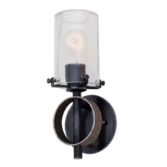 Irvine Vintage Iron Sconce by Kalco Lighting