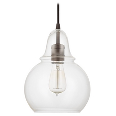 Ashlyn 8.25-Inch Bell Pendant in Burnished Bronze by Capital Lighting