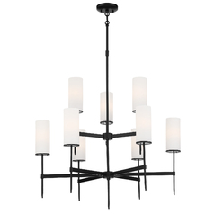 First Avenue 9-Light Chandelier in Coal by Minka Lavery