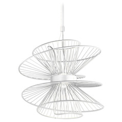 Maxim Lighting Zeta Matte White LED Pendant Light