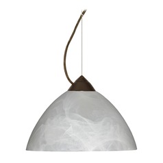 Besa Lighting Tessa Bronze LED Pendant Light