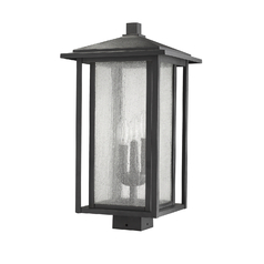 Aspen Black Post Light by Z-Lite