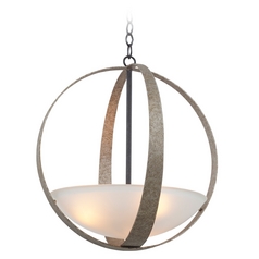 Irvine Vintage Iron Pendant by Kalco Lighting