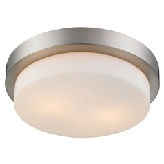 Multi-Family 13-Inch Pewter Flush Mount by Golden Lighting