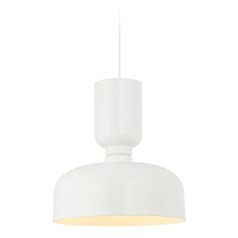 Pedestal WhitePendant by Matteo Lighting