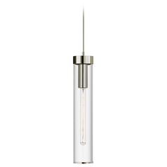 Kelly Wearstler Liaison Pendant in Polished Nickel by Visual Comfort Signature