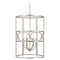 Sylvia 29.25-Inch High Pendant in Antique Silver by HomePlace by Capital Lighting