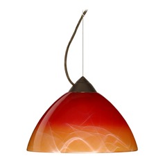 Besa Lighting Tessa Bronze LED Pendant Light