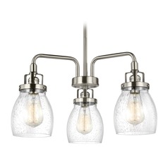 Belton Chandelier in Brushed Nickel by Generation Lighting