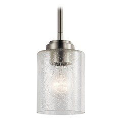 Winslow Mini Pendant in Brushed Nickel by Kichler by Kichler Lighting