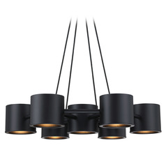 Designers Fountain Fleur Oasis Matte Black Chandelier
