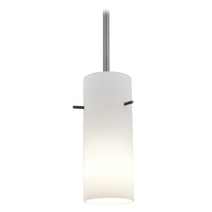 Modern Mini Pendant with White Glass by Access Lighting