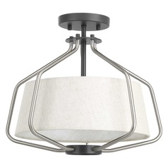 Hangar Brushed Nickel Semi-Flush Mount by Progress Lighting