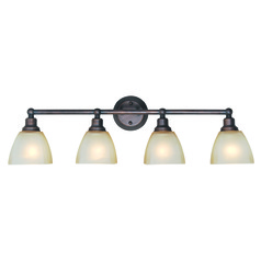 Bradley 32.63-Inch Bronze Bath Light by Craftmade Lighting