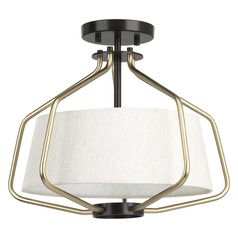 Hangar Antique Bronze Semi-Flush Mount by Progress Lighting