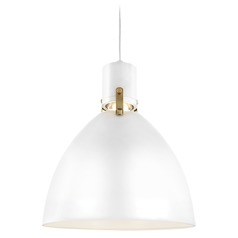 Brynne Flat White LED Barn Light by Visual Comfort Studio