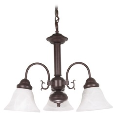 Mini Chandelier in Old Bronze by Nuvo Lighting